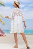 Tassel Spliced Lace Cover Up - OmniGlitz 