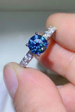 Future Style 1 Carat Moissanite Side Stone Ring - OmniGlitz 