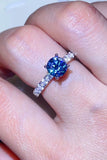 Future Style 1 Carat Moissanite Side Stone Ring - OmniGlitz 