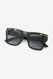 UV400 Patterned Polycarbonate Square Sunglasses - OmniGlitz 