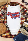 American HONEY Cuffed Tee - OmniGlitz 