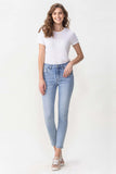 Lovervet Full Size Talia High Rise Crop Skinny Jeans - OmniGlitz 