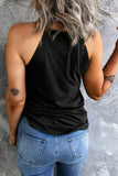 Graphic Grecian Neck Tank - OmniGlitz 
