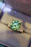 5 Carat  Moissanite 4-Prong Wide Band Ring - OmniGlitz 