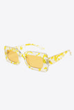 Tortoiseshell Rectangle Polycarbonate Sunglasses - OmniGlitz 