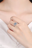 Square Moissanite Ring - OmniGlitz 