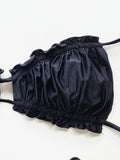 Frill Trill Halter Neck Bikini Set - OmniGlitz 