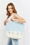 Justin Taylor Picnic Date Tassle Tote Bag - OmniGlitz 