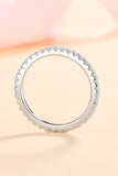 Curious Time 925 Sterling Silver Moissanite Ring - OmniGlitz 