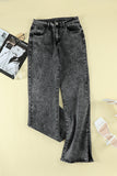 Slit Flare Jeans - OmniGlitz 