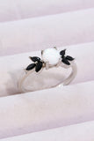 Opal and Zircon Contrast Ring - OmniGlitz 