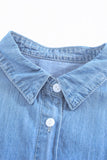 Button Front Collared Short Sleeve Shirt - OmniGlitz 