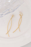 18K Gold Plated Clip-On Earrings - OmniGlitz 