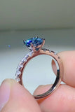 Future Style 1 Carat Moissanite Side Stone Ring - OmniGlitz 
