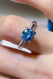 1 Carat Moissanite 4-Prong Ring - OmniGlitz 