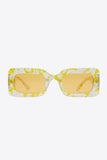Tortoiseshell Rectangle Polycarbonate Sunglasses - OmniGlitz 