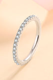Curious Time 925 Sterling Silver Moissanite Ring - OmniGlitz 