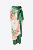 Floral V-Neck Two-Piece Swim Set - OmniGlitz 