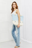 Justin Taylor Picnic Date Tassle Tote Bag - OmniGlitz 