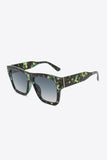 UV400 Patterned Polycarbonate Square Sunglasses - OmniGlitz 
