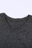 Girls Twisted V-Neck Short Sleeve Dress - OmniGlitz 