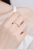 Curious Time 925 Sterling Silver Moissanite Ring - OmniGlitz 