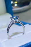 1 Carat Moissanite 4-Prong Ring - OmniGlitz 