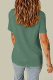 Distressed Round Neck Tee - OmniGlitz 