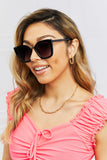Cat Eye Full Rim Polycarbonate Sunglasses - OmniGlitz 