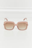 Square Metal-Plastic Hybrid Temple Sunglasses - OmniGlitz 