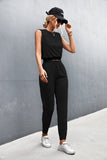 Sleeveless Top and Joggers Set - OmniGlitz 