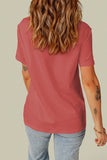 Distressed Round Neck Tee - OmniGlitz 
