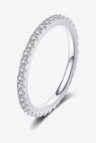 Curious Time 925 Sterling Silver Moissanite Ring - OmniGlitz 