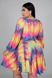 Pleated Dye Dress | GitiOnline