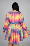Pleated Dye Dress | GitiOnline