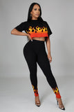 Fire Your Desire Legging Set - OmniGlitz 