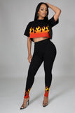 Fire Your Desire Legging Set - OmniGlitz 