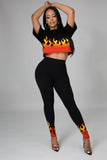 Fire Your Desire Legging Set - OmniGlitz 