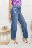 Kancan Full Size Melanie Crop Wide Leg Jeans - OmniGlitz 