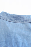 Button Front Collared Short Sleeve Shirt - OmniGlitz 