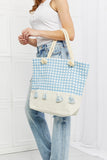 Justin Taylor Picnic Date Tassle Tote Bag - OmniGlitz 