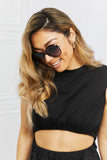Metal-Plastic Hybrid Full Rim Sunglasses - OmniGlitz 