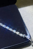 10 Carat Moissanite Platinum-Plated Bracelet - OmniGlitz 