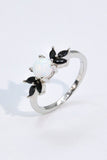 Opal and Zircon Contrast Ring - OmniGlitz 