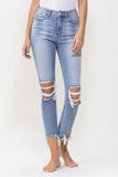 Lovervet Full Size Courtney Super High Rise Kick Flare Jeans - OmniGlitz 