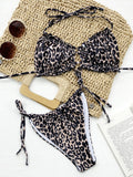 Frill Trill Halter Neck Bikini Set - OmniGlitz 