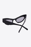 UV400 Rhinestone Trim Cat-Eye Sunglasses - OmniGlitz 