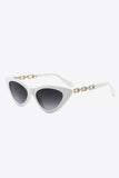 Chain Detail Cat-Eye Sunglasses - OmniGlitz 