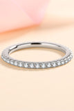 Curious Time 925 Sterling Silver Moissanite Ring - OmniGlitz 