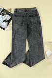 Slit Flare Jeans - OmniGlitz 